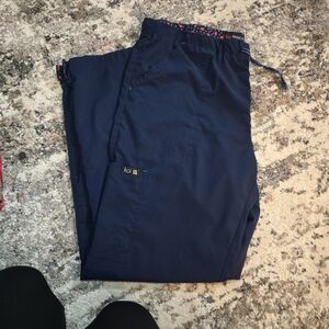 Koi basics scrub pants  large womens  navy blue Stretch Active